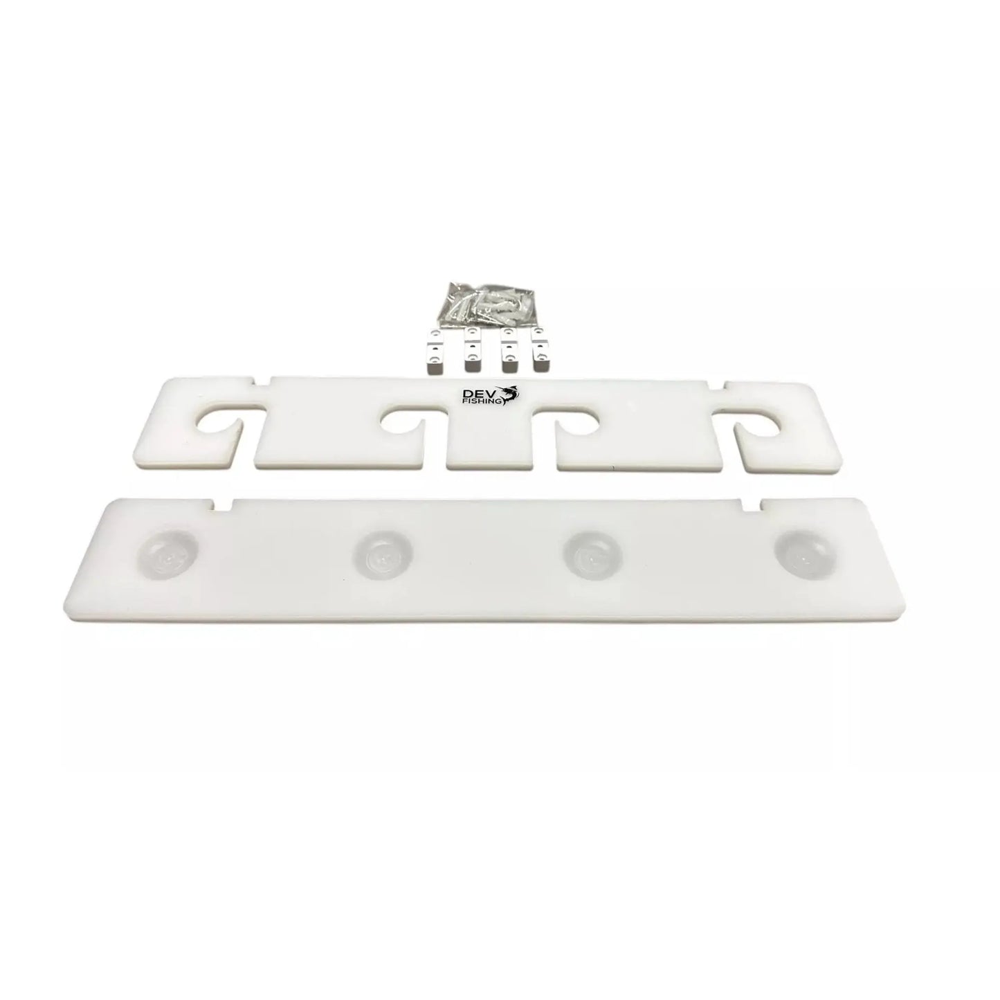 Dev Fishing SUPH4 4 Rod Vertical Storage Hanging Wall Organizer Rod Pole Holder Rack