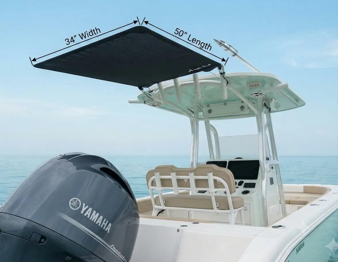 Dev Fishing SS50 Center Console Rod Holder Stern Boat Sun Shade