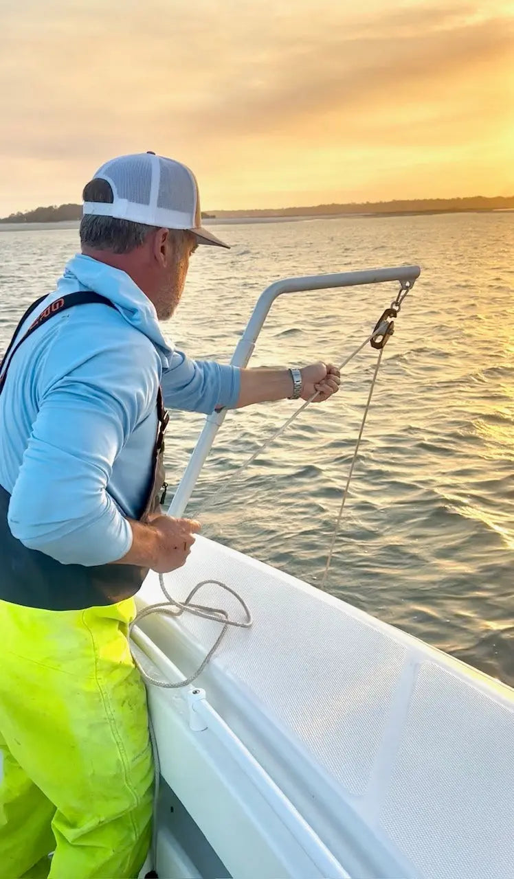 Dev Fishing CP 100 Boat Rod Holder Crab Pot Puller Hauler