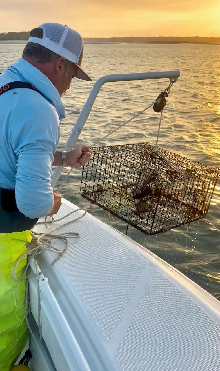 crab pot puller, rod holder crab pot, dev fishing crab pot puller