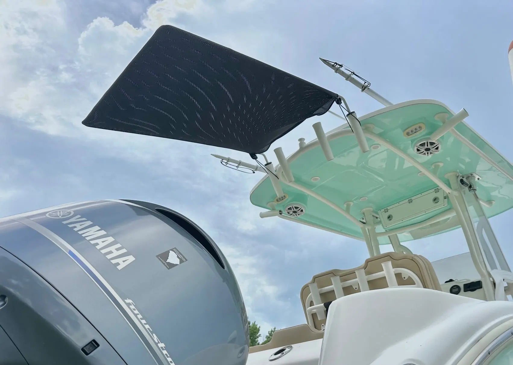 Dev Fishing SS50 Rod Holder Stern Boat Sun Shade (BLACK) Dev Fishing SS50 Rod Holder Stern Boat Sun Shade (BLACK)