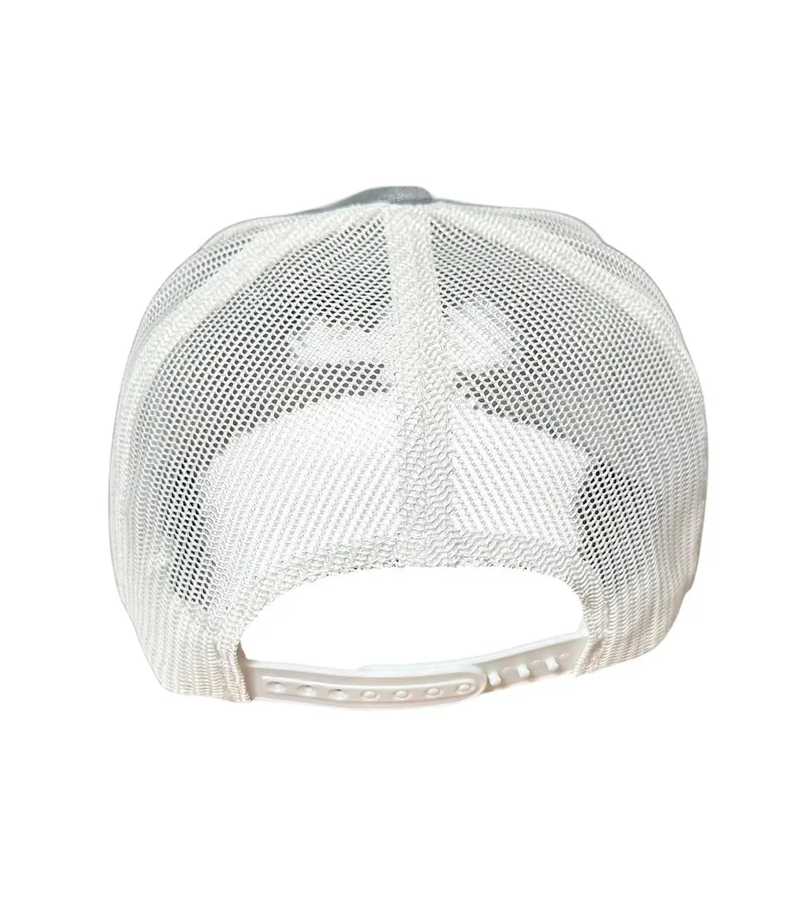 Dev Fishing Grey & White Sport-Tek Snapback Hat