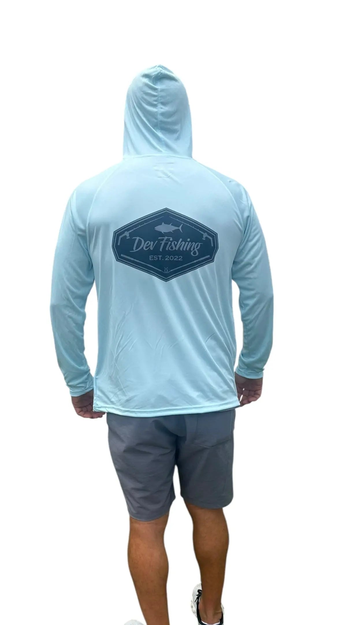 Dev Fishing Mens Hooded Performace Long Sleeve