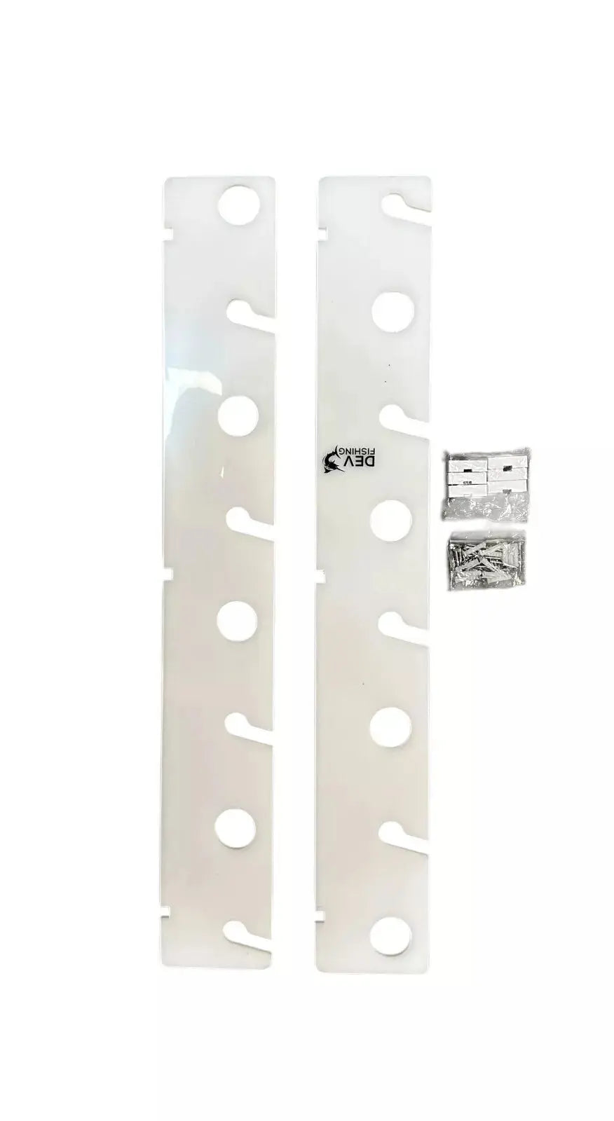 Dev Fishing WPH8 8 Rod Horizontal Storage Hanging Wall Organizer Pole Rest Rack