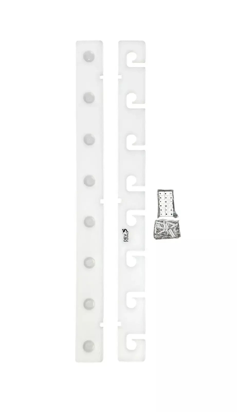 Dev Fishing SUPH8 8 Rod Vertical Storage Hanging Wall Organizer Rod Pole Rest Rack