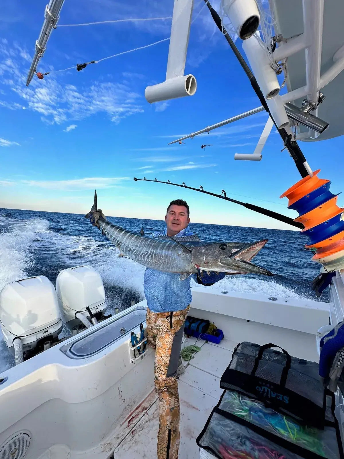 STAINLESS STEEL DEV FISHING SHIVER WAHOO HIGH SPEED TROLLING SALTWATER LURE