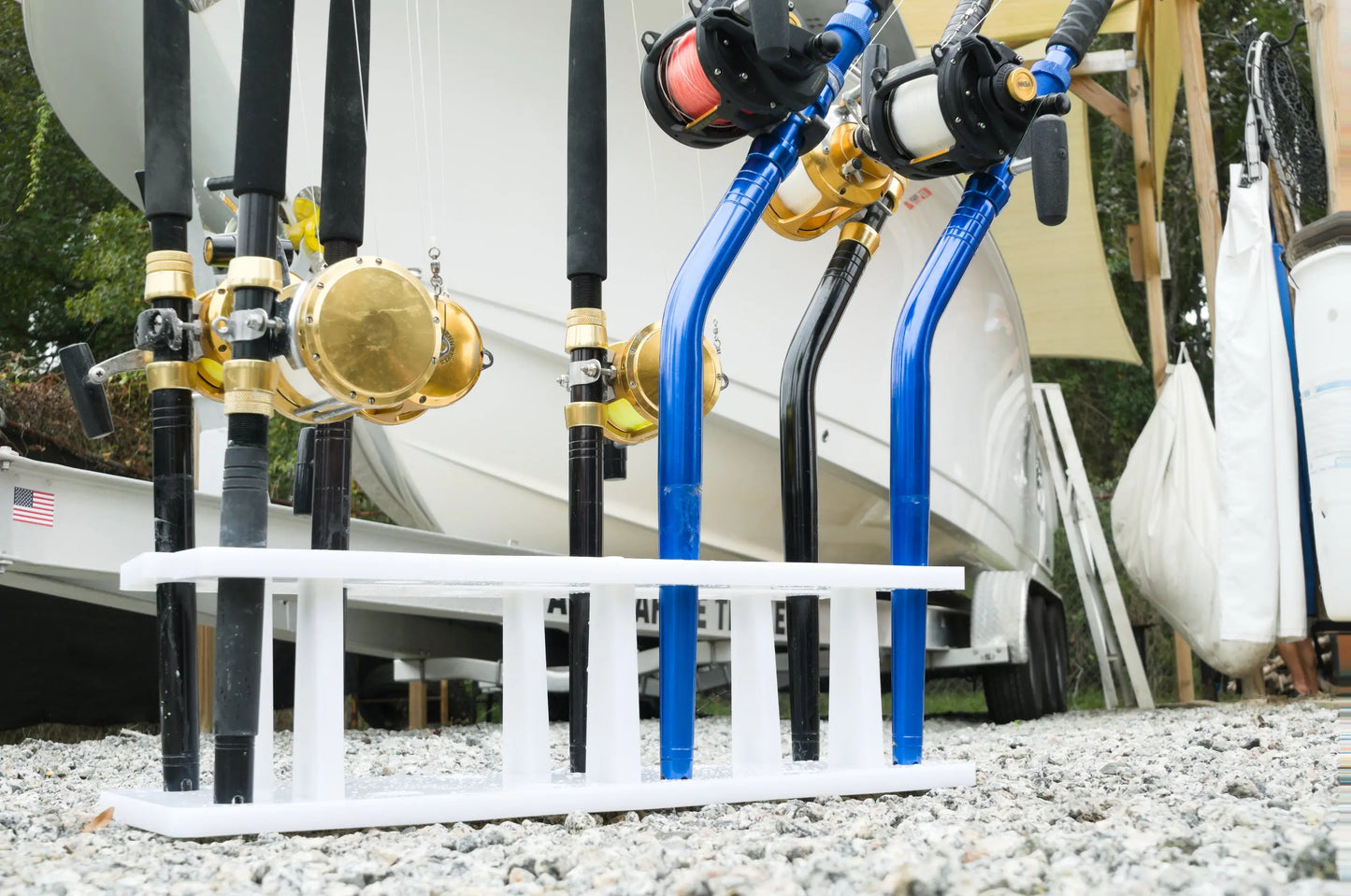 Dev Fishing 12 Pole Stationary Fish Rod Holder - DevFishing