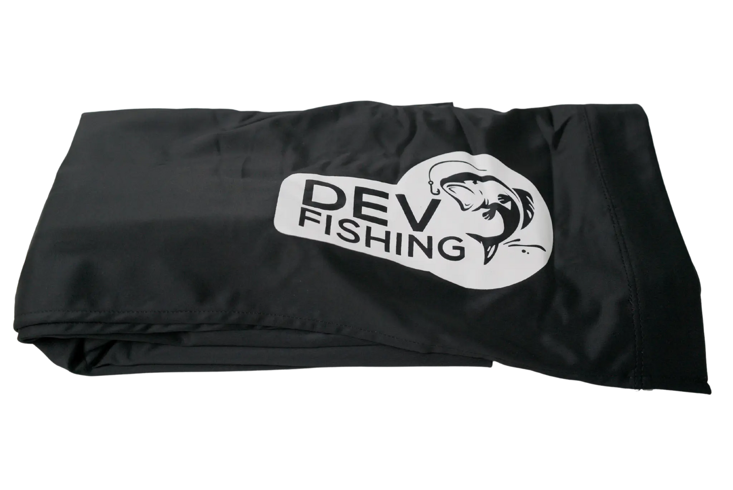 Dev Fishing Fabric Boat Shade Canopy Top Cover (Black)