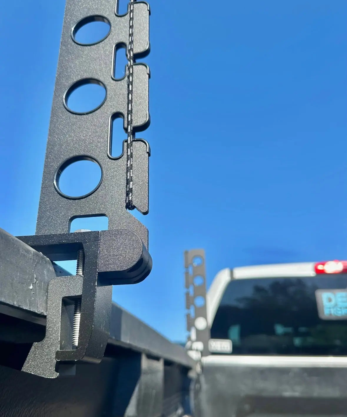 Dev Fishing RB 200 Truck Bed Rail Horizontal Adjustable Fishing Rod Holder