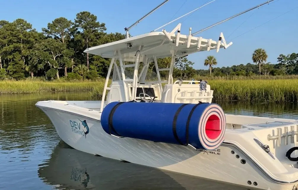 Dev Fishing Gunnel Side Boat Rod Holder Floating Water Mat Rack Travel Storage WMR-S