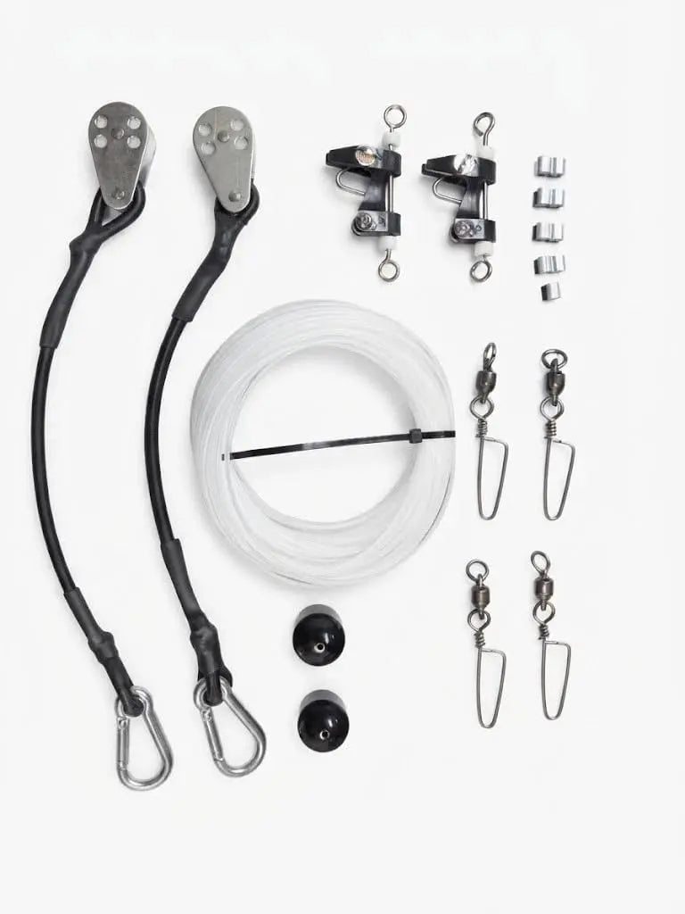 Dev Fishing Boat Outrigger Rigging Kit – Complete Offshore Trolling Rigging System (1 or 2 Outriggers)