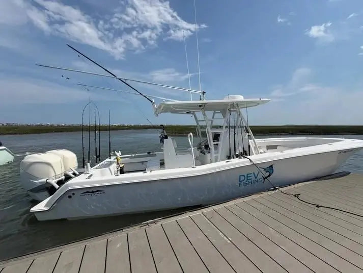 Dev Fishing Boat Outrigger Rigging Kit – Complete Offshore Trolling Rigging System (1 or 2 Outriggers)