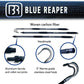 Blue Reaper Tournament Fishing Gaff Handmade Woven Carbon Fiber 12ft 3" Hook