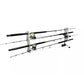Dev Fishing 4 Rod Horizontal Storage Hanging Wall Organizer Rod Pole Holder Rack