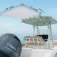 Dev Fishing SS50 Center Console Rod Holder Stern Boat Sun Shade WHITE