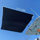 Dev Fishing SS100 Boat Stern Rod Holder Shade Canopy Top Cover (BLACK)