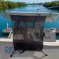 Dev Fishing Universal UBS 100 Pole Stern / Side Boat Canopy Sun Shade WHITE