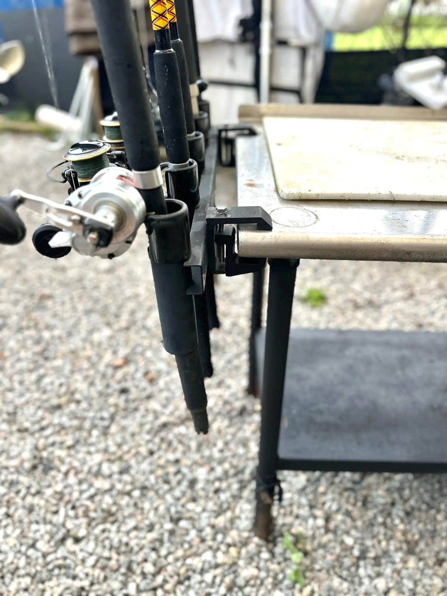 stainless steel table rod holder