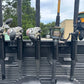 Dev Fishing RB 150 Truck Bed Rail 5 Pole Rod Transport Travel Holder Rack