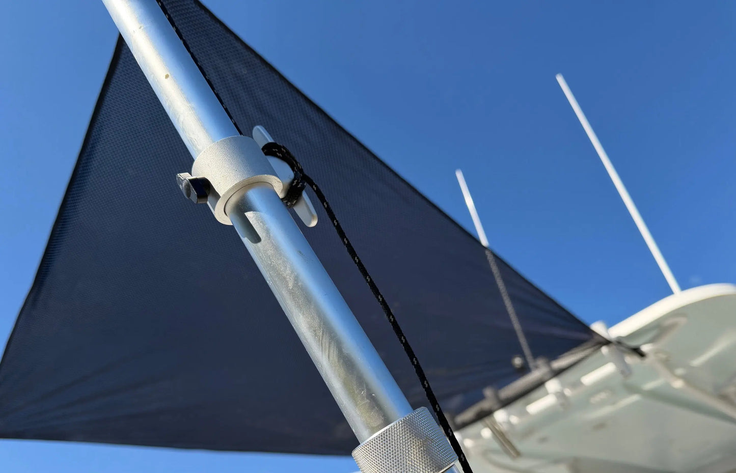 Dev Fishing Universal UBS 100 Pole Stern / Side Boat Canopy Sun Shade WHITE