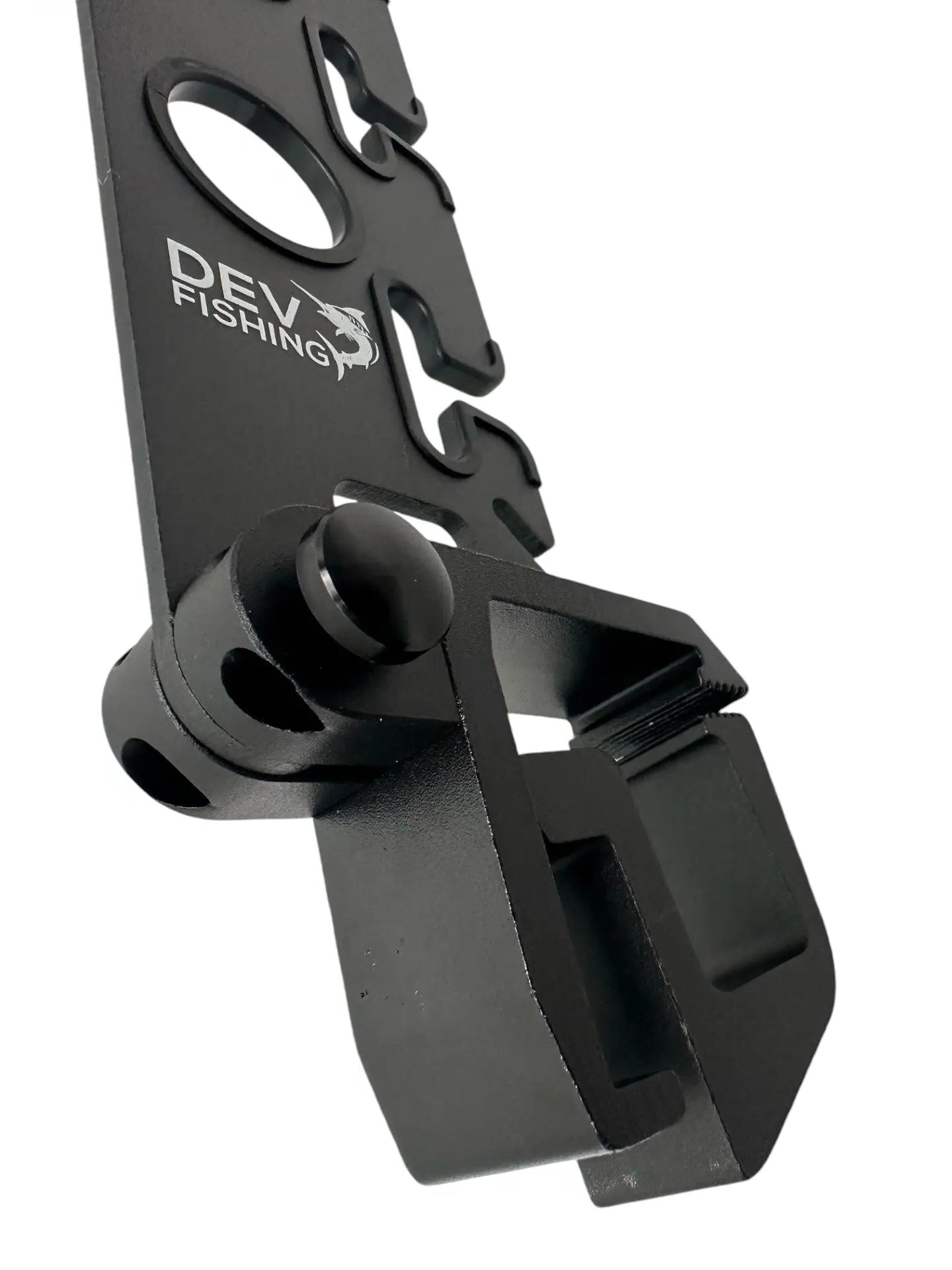 Dev Fishing RB 200 Truck Bed Rail Horizontal Adjustable Fishing Rod Holder