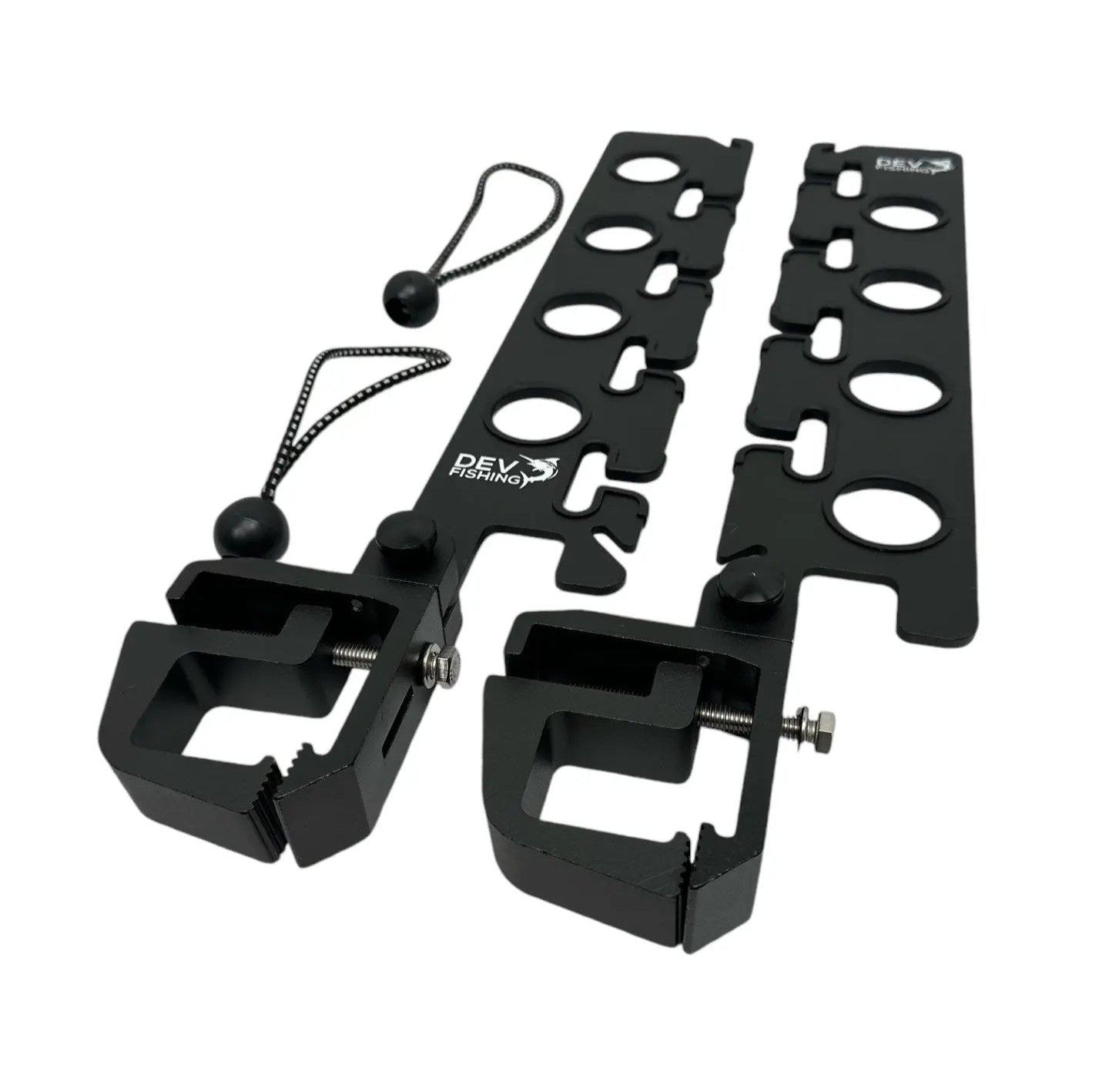 Dev Fishing RB 200 Truck Bed Rail Horizontal Adjustable Fishing Rod Holder