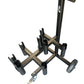 rolling rod holder cart,  fishing pole cart