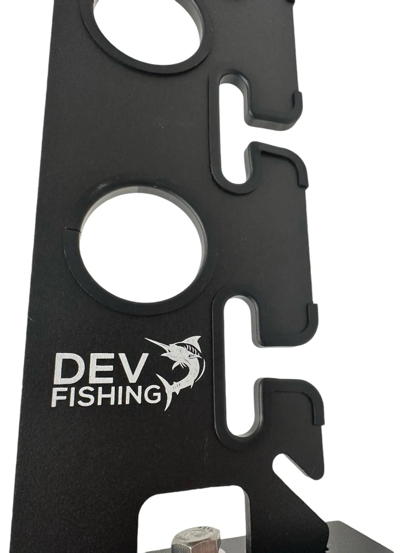 Dev Fishing RB 200 Truck Bed Rail Horizontal Adjustable Fishing Rod Holder