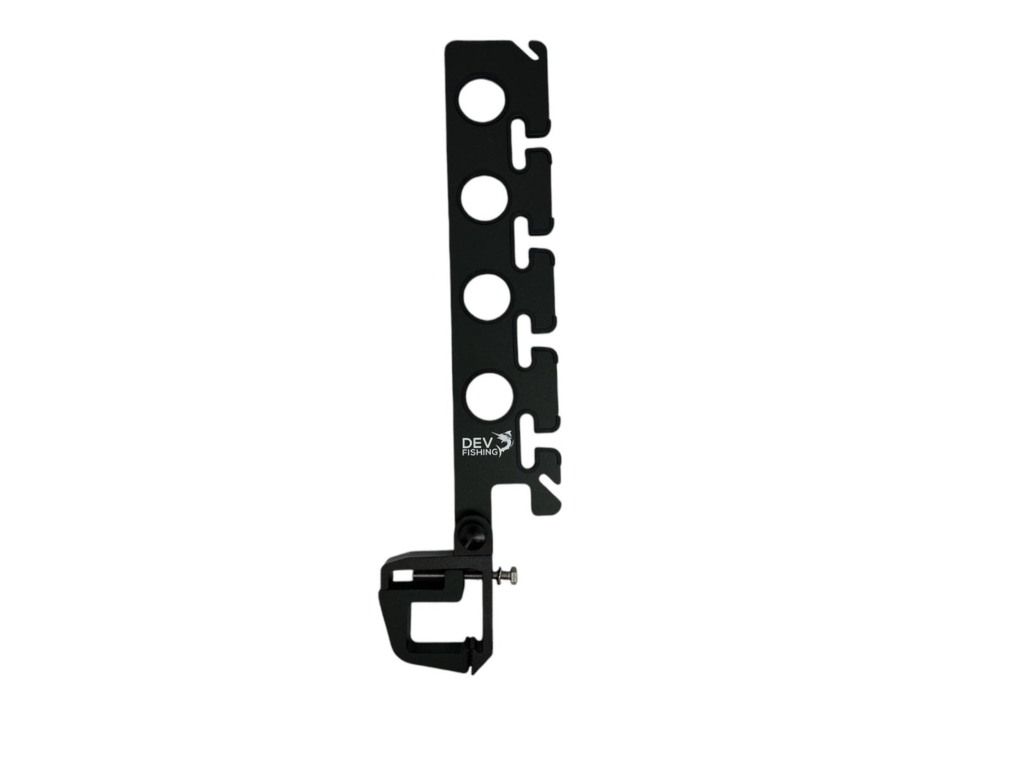 Dev Fishing RB 200 Truck Bed Rail Horizontal Adjustable Fishing Rod Holder