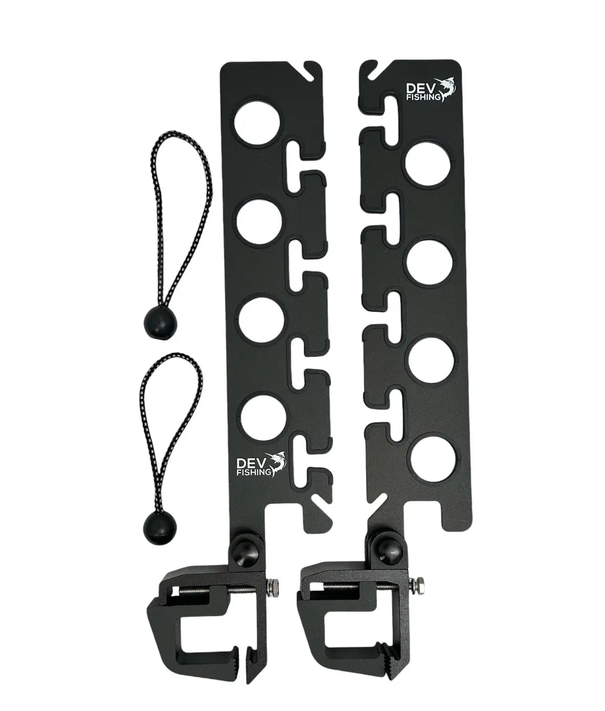 Dev Fishing RB 200 Truck Bed Rail Horizontal Adjustable Fishing Rod Holder