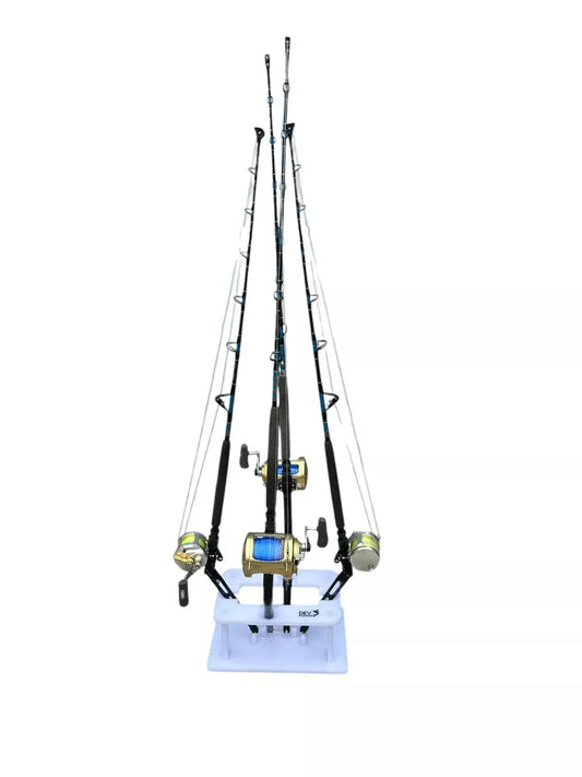 bentke fishing pole holers PVC Rod Holder (10 Place) Cool Water Products Proudly Made in the USA by Salty Adventures. Powerlock Rod Holder - Green