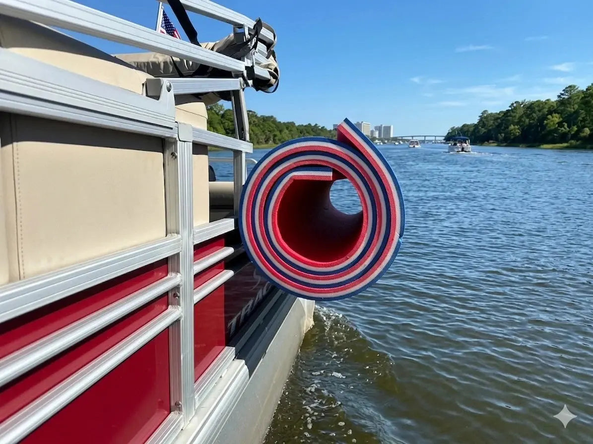 Dev Fishing Pontoon Boat Rail Water Matt Rack Storage WMR-P