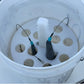 Dev Fishing BPH 12 Rod Bucket Pole Holder High Speed Trolling Deep Drop Weights