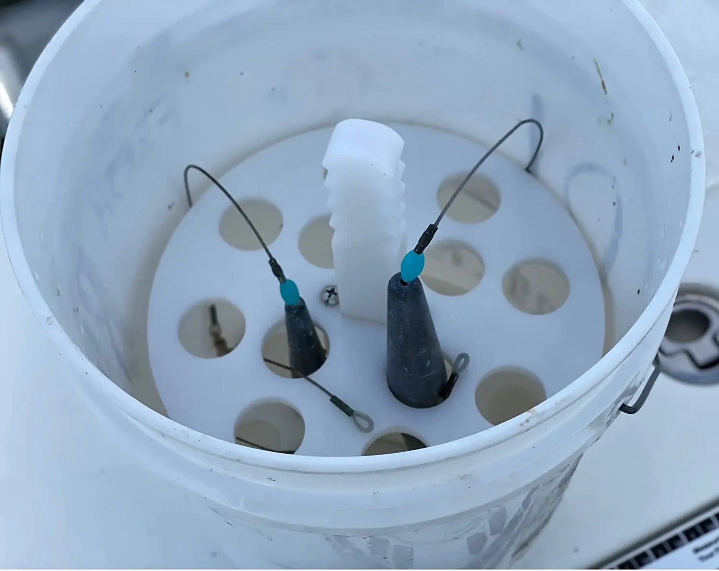 Dev Fishing BPH 12 Rod Bucket Pole Holder High Speed Trolling Deep Drop Weights - DevFishing