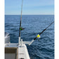 1x Dev Fishing Dual Offset Fishing Teaser Dredge Rod Spreader Outrigger Boat Trolling Holder
