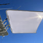 Dev Fishing Fabric Center Console Boat Shade Canopy Top Cover (White)