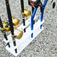 Dev Fishing 12 Pole Stationary Fish Rod Holder - DevFishing