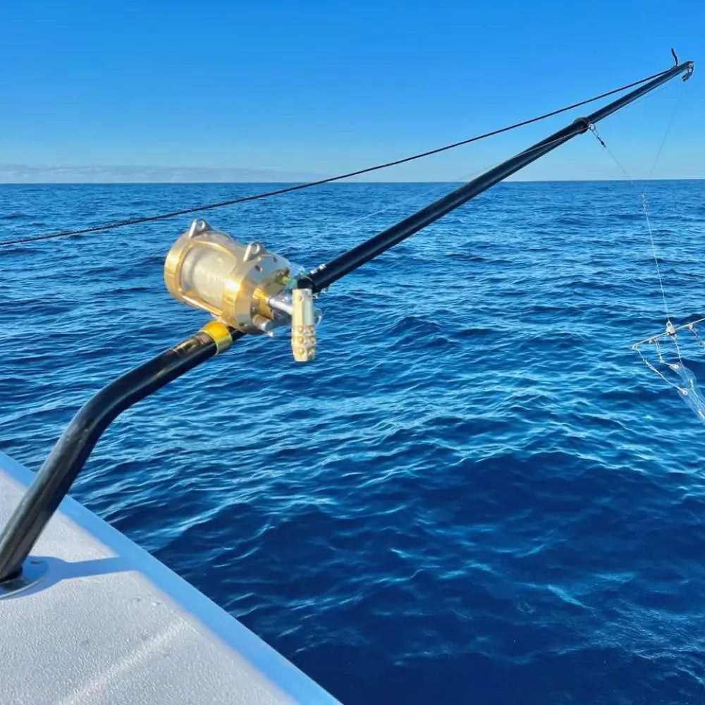 Dev Fishing Dredge Teaser Outrigger Pole w/ #4 Bent Butt End