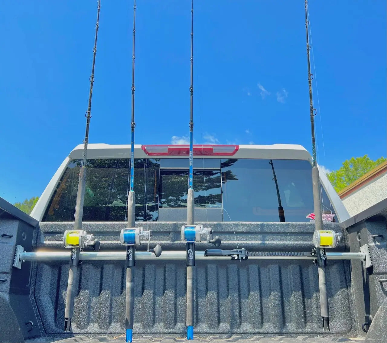 Dev Fishing RB 100 Truck Bar Bed Fishing Rod Pole Adjustable Holder - DevFishing